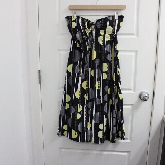 Seafolly Black and Yellow Swim Coverup - Picture 1 of 5